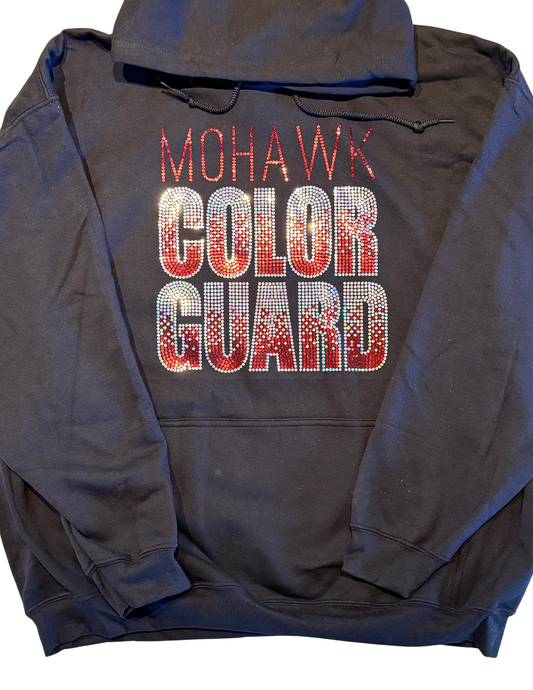 Custom Color Guard Team Apparel | Spangle Design (Your Mascot or School Name)