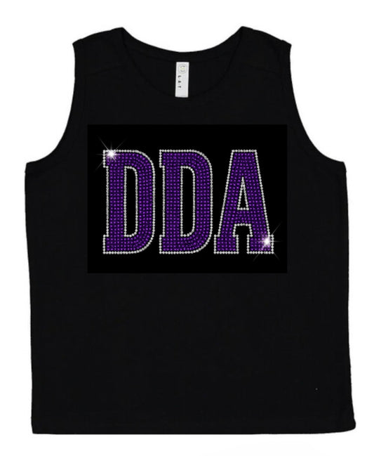 Diamond Dance Team Apparel | Spangle DDA Tank | Orders due by 12/19 to guarantee by 1/20 event date.