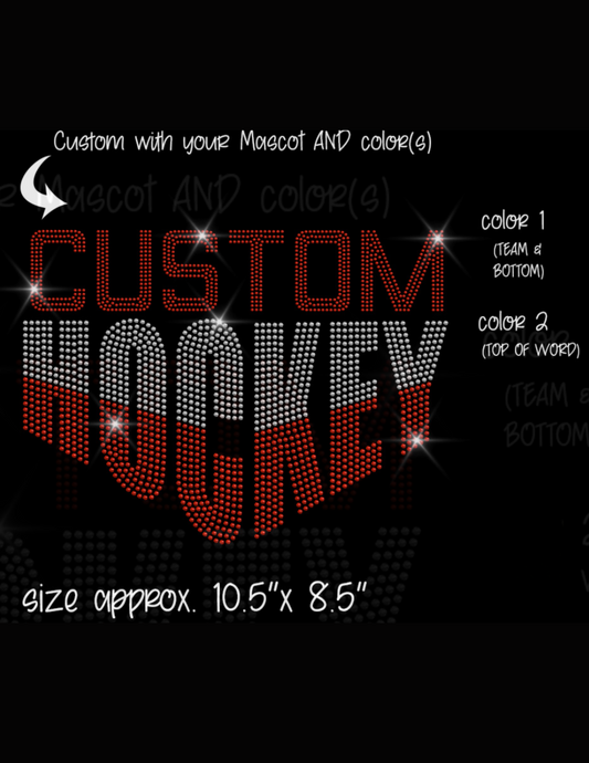Custom Hockey Apparel | Spangle Mascot Design (Personalized Team Spirit Wear)